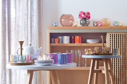 Набор из 4 стаканов Polka 420 мл металлик LSA International