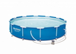 Бассейн каркасный Steel Pro 366*76 см + фильтр-насос 1249 л/ч (I) Bestway (56681)