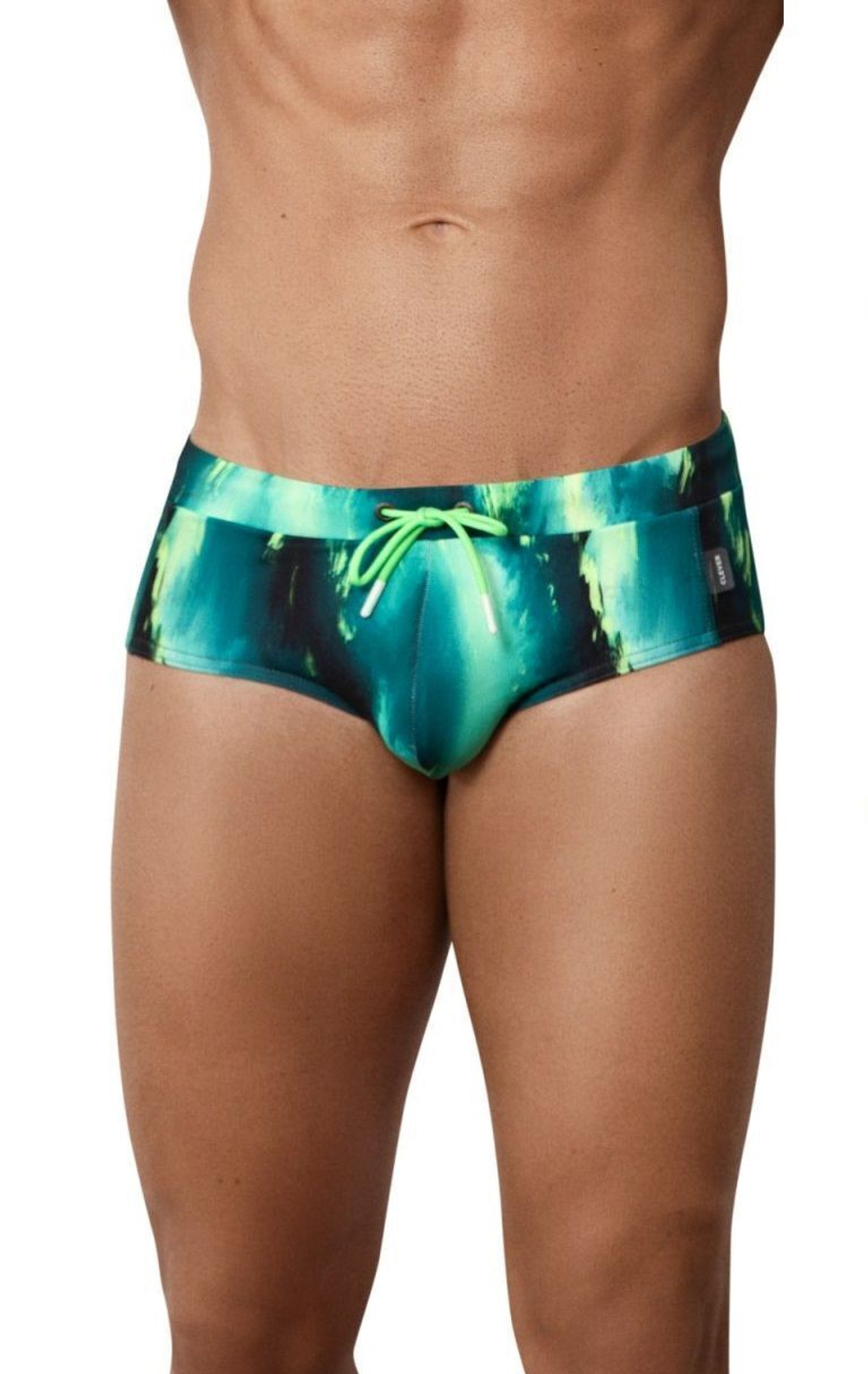 Зеленые плавки-брифы с принтом Torry Verde Swimsuit Brief (Размер: XL) (Цвет: зеленый)