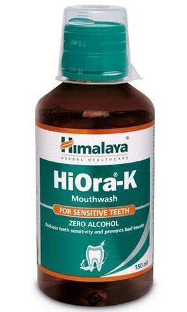 Ополаскиватель для полости рта Himalaya HiOra For Sensitive Teeth для чувствительных зубов 150мл.