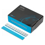 NORDBERG (W5FR4) Грузики самоклеящиеся (12х5 г, L=14 см) Fe закругленные, 50 лент