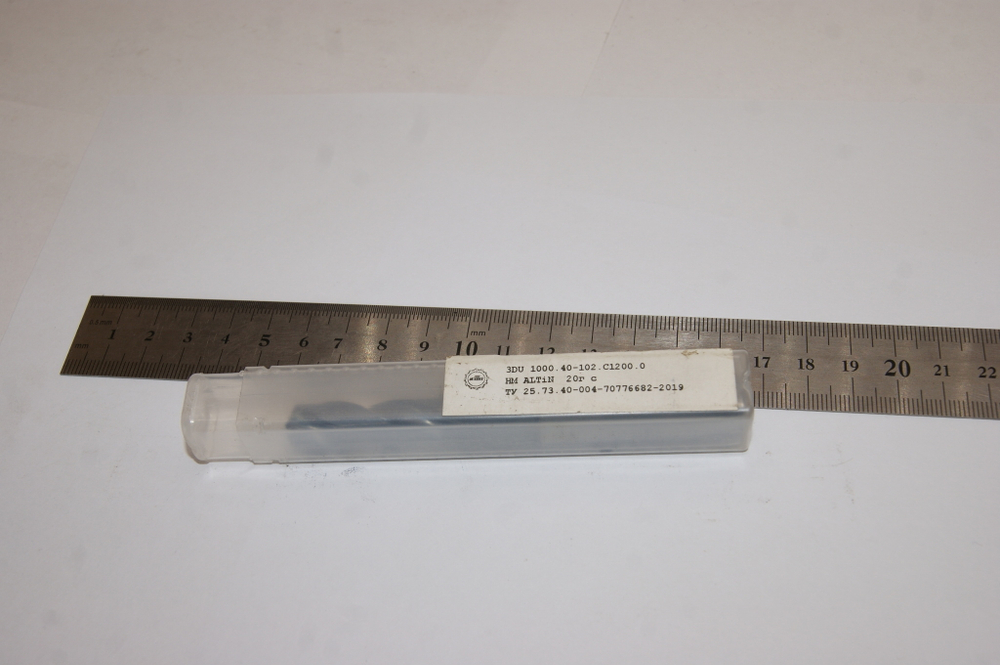 Сверло Твердосплавное 3DU 1000 (10х40х102) C1200.0 HM ALTiN ТУЛАМАШ