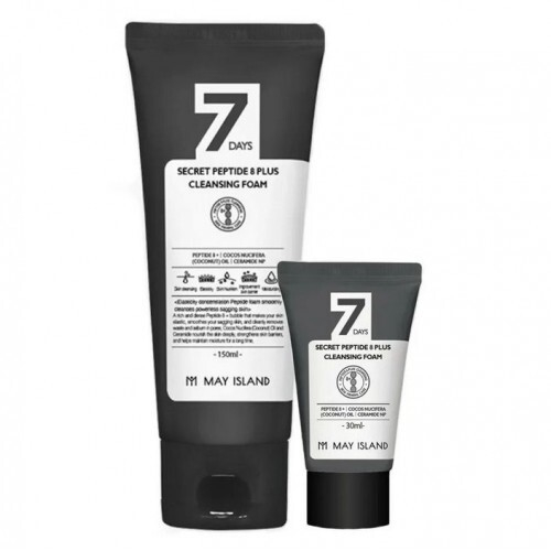 [May Island] 7 Days Secret Peptide 8 Plus Cleansing Foam - Очищающая пенка с пептидами, 30 мл