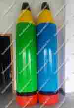 Надувная командная игра "Карандаши", 2,8*0,6*0,6 м