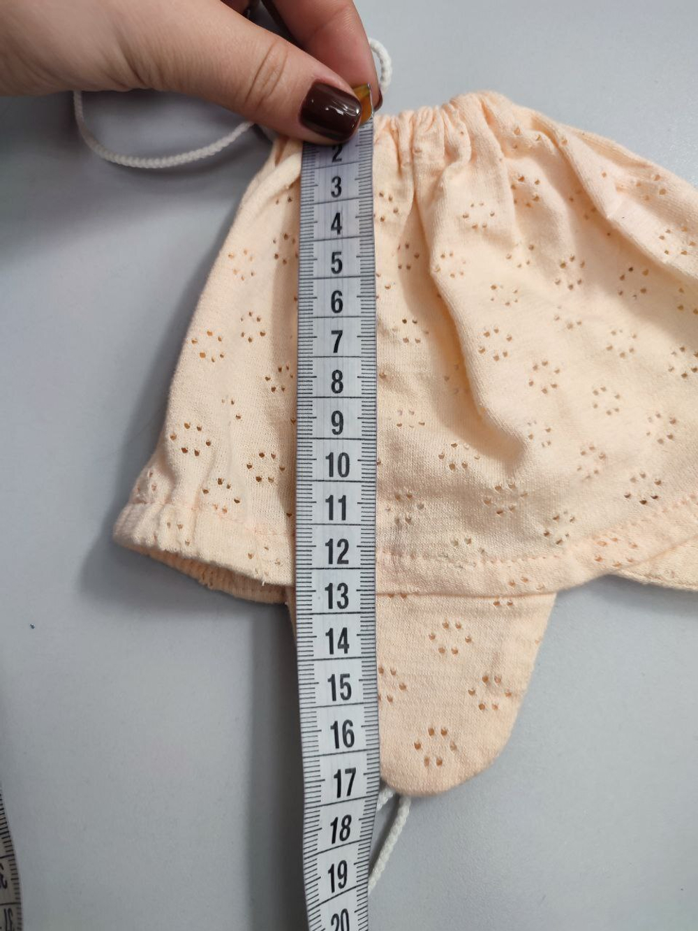 Панама из хлопка для новорожденного