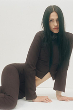 Полосатая куртка на молнии- ZARA