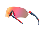 Спортивные очки 720armour Elfo / Matte White Frame / Matte Dark Grey Blue temple / HC Red Black Lens
