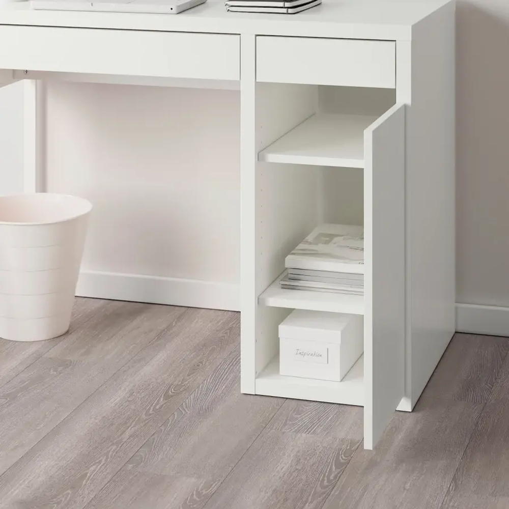 Письменный стол - IKEA MICKE, 105х50 см, белый, МИККЕ ИКЕА