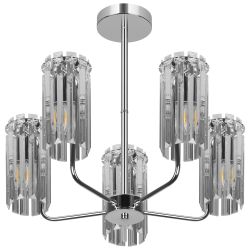 Люстра Rivoli Ifa 1063-305 5хЕ14 40 Вт хрусталь | Rivoli