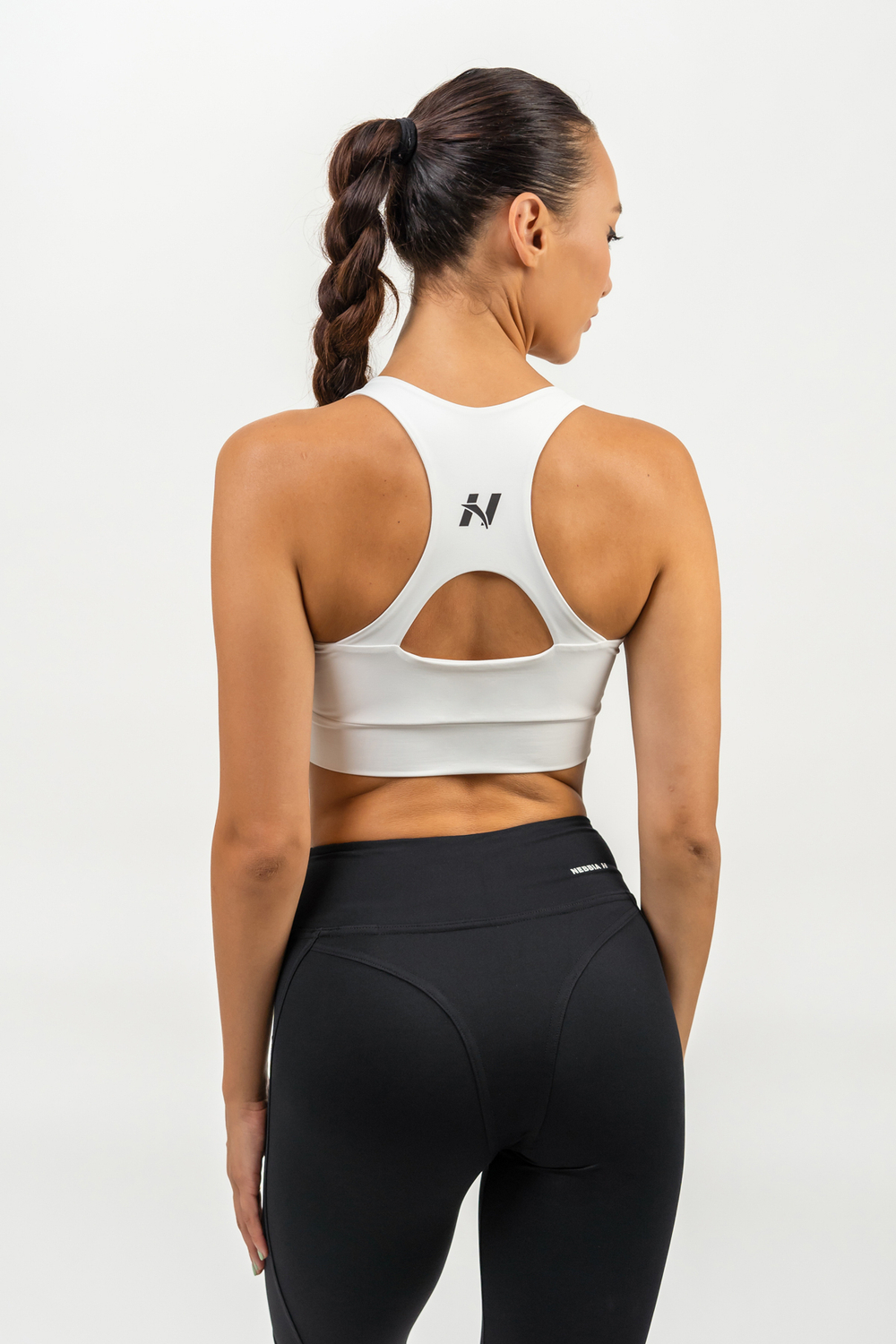 Топ MEDIUM-SUPPORT RACERBACK SPORTS BRA AGILE 471 Белый