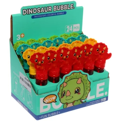 Мыльные пузыри «Трицератопс» 14 см, 40 мл