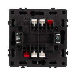 Механизм выключателя двухклавишный проходной SWT-NOBE-MKP2-SFPL-GR (230V, 10A) (Arlight, -) 054257