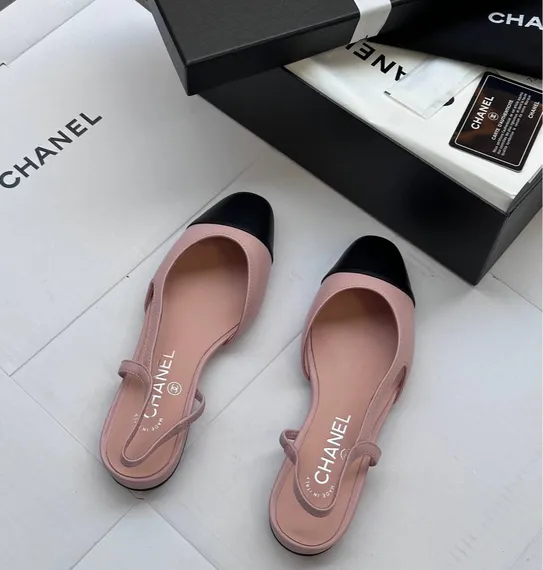 Балетки CHANEL Бежевые