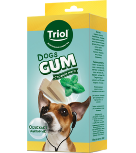 Лакомство для собак Fun Food "Жевательная резинка", 60гр., Triol