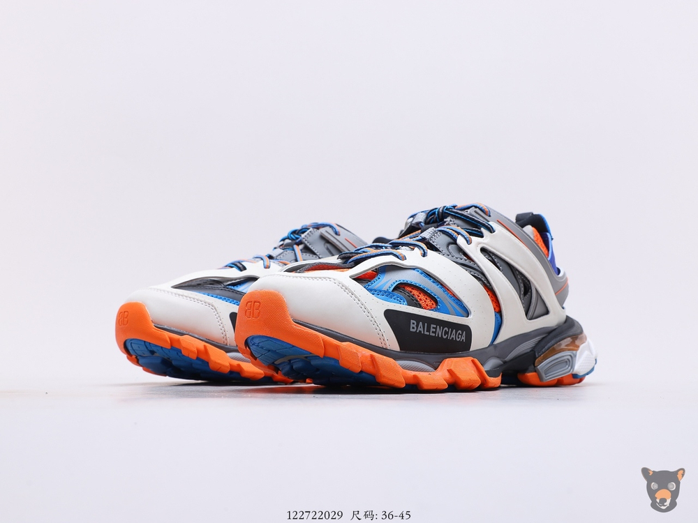 Кроссовки Track Trainers White/Orange/Blue