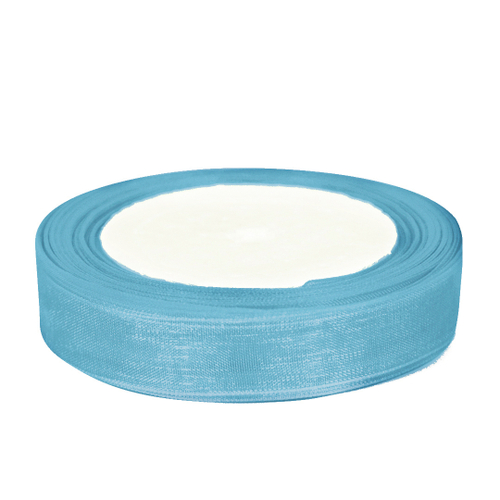 Лента органза Голубой 1,2 см ДБ