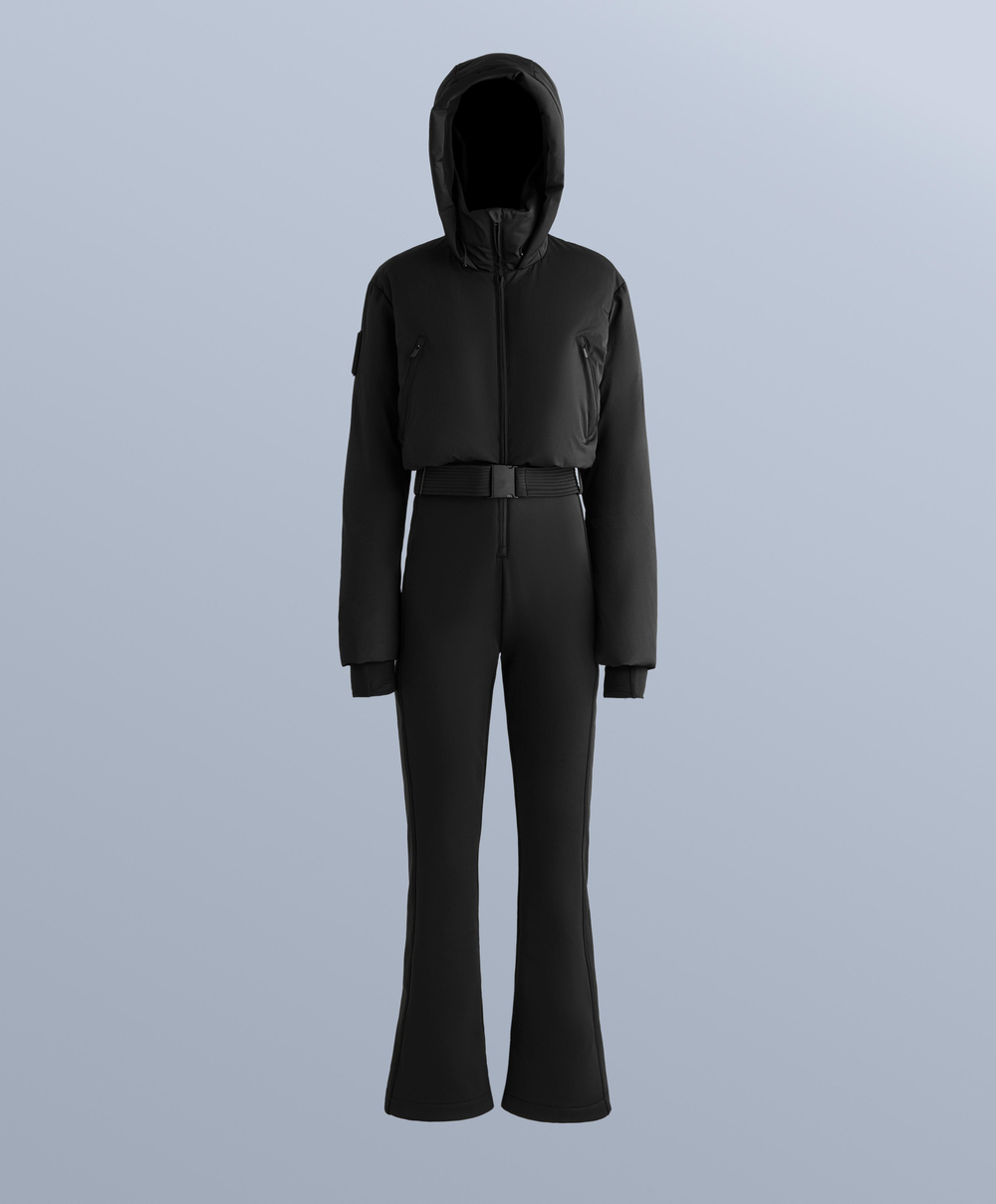 Oysho Водостойкий утепленный лыжный комбинезон с пухом MINARDI PIUME SKI, черный