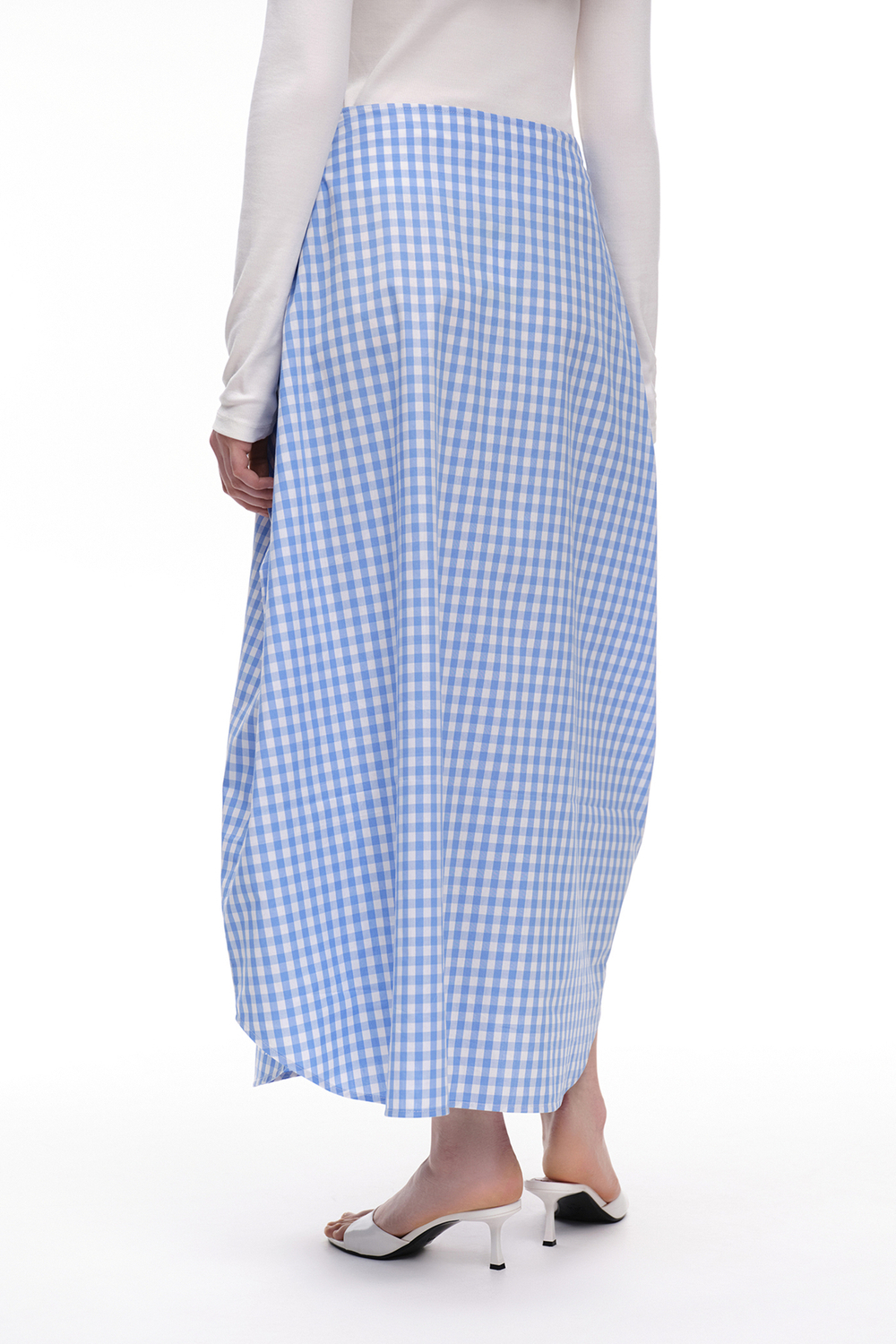 Юбка в клетку (High In The Sky), голубая