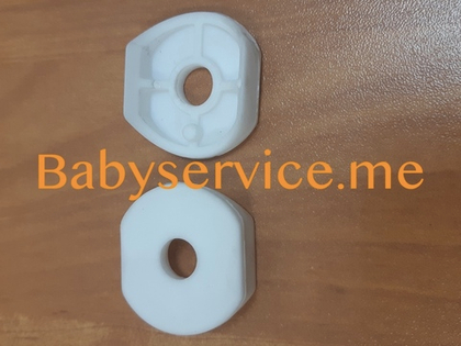 Крепление подстаканника на раме Белый