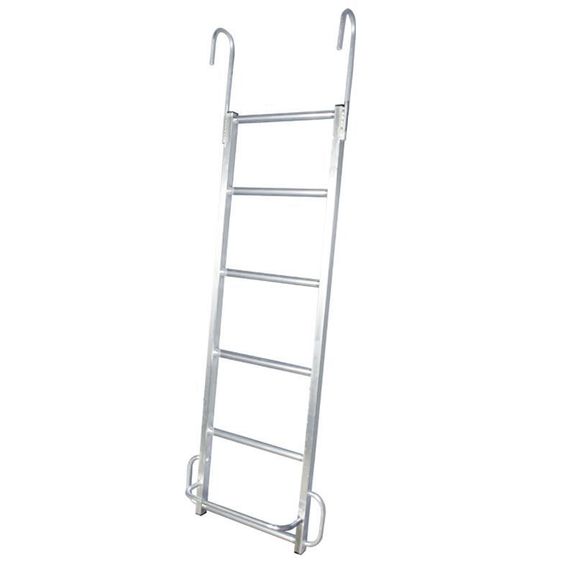 Лестница навесная алюминиевая с крюками MEGAL ЛНАак - 1,7 (450)