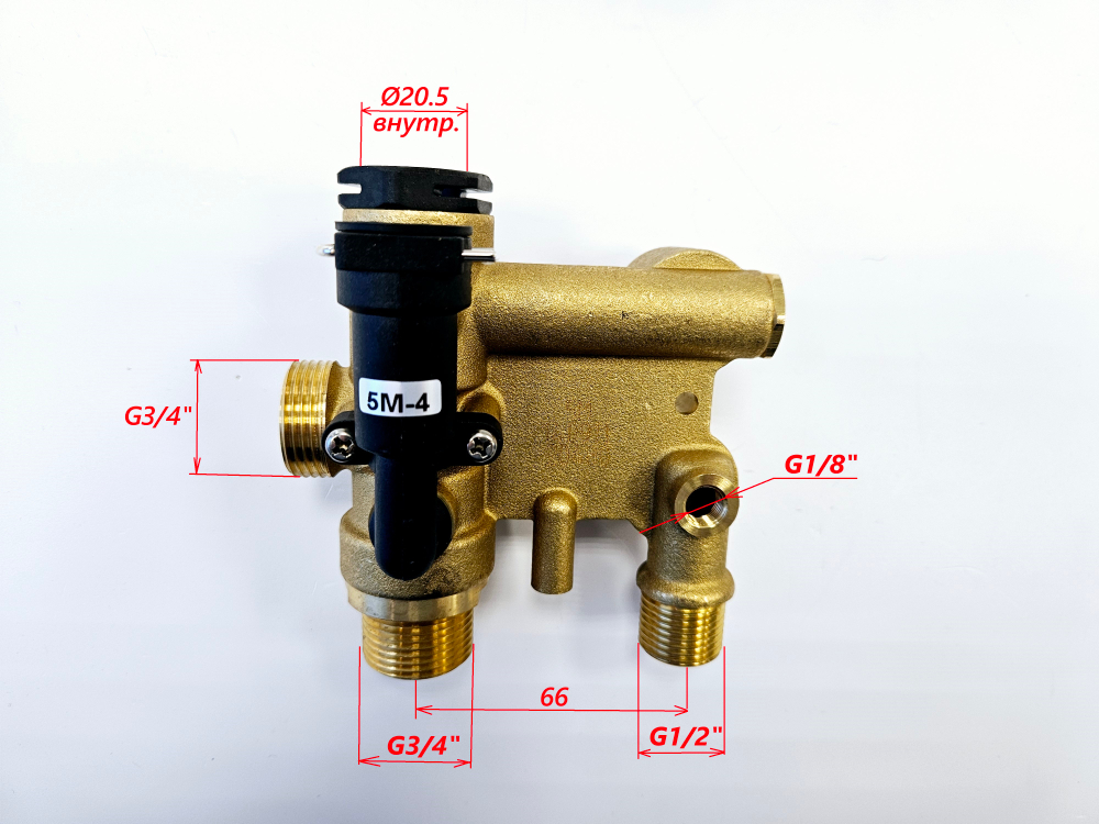 Трехходовой клапан для FERROLI Divabel F10-F24 (арт. 90263750)