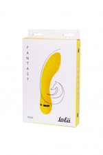 Изогнутый вибратор для G-стимуляции Fantasy FOXY (20 режимов) (Цвет: желтый)