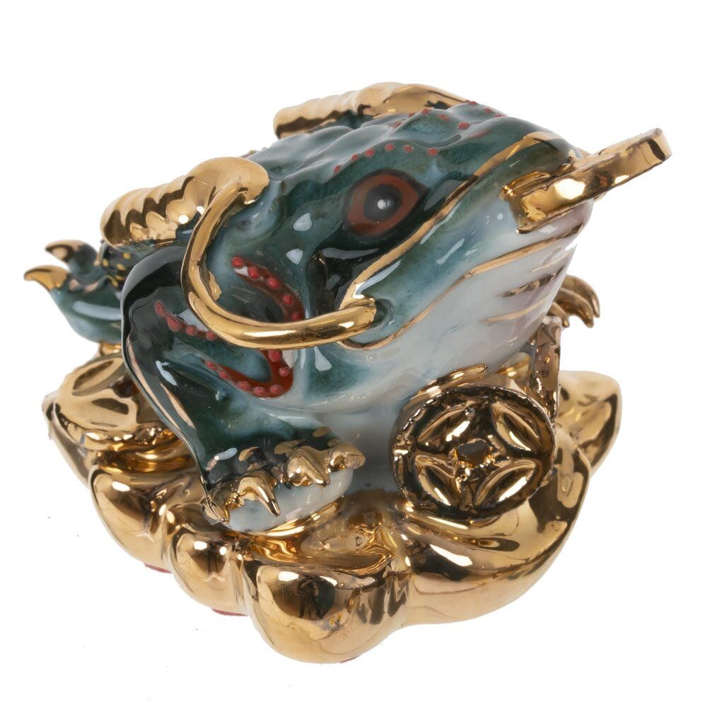 GAEM Фигурка декоративная "Денежная лягушка", L5 W6 H5,5 см