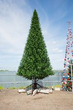 Уличная елка ствольная "Альпийская" (пвх) 15 м