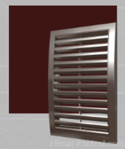 Решетка 150*150 1515РРН кор вентиляционная наружная, разъемная 150х150 ASA-пластик ERA title=