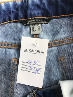 Юбка Bershka джинсовая, маркировка 34, визуально на 40 размер
