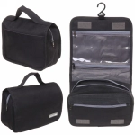 Косметичка - органайзер «Classic», цвет черный, в склад. виде 20*24*9, в расклад. виде 42*24*9см (несессер)