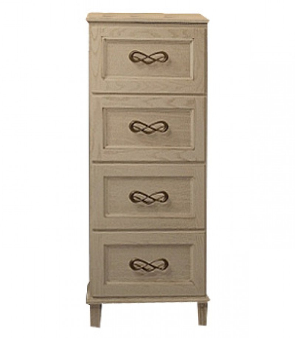 Пенал напольный Opadiris Гарда 43х114х34см, цвет: cлоновая кость