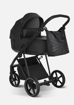 Roan Коляска 2 в 1 Sol Leather Black