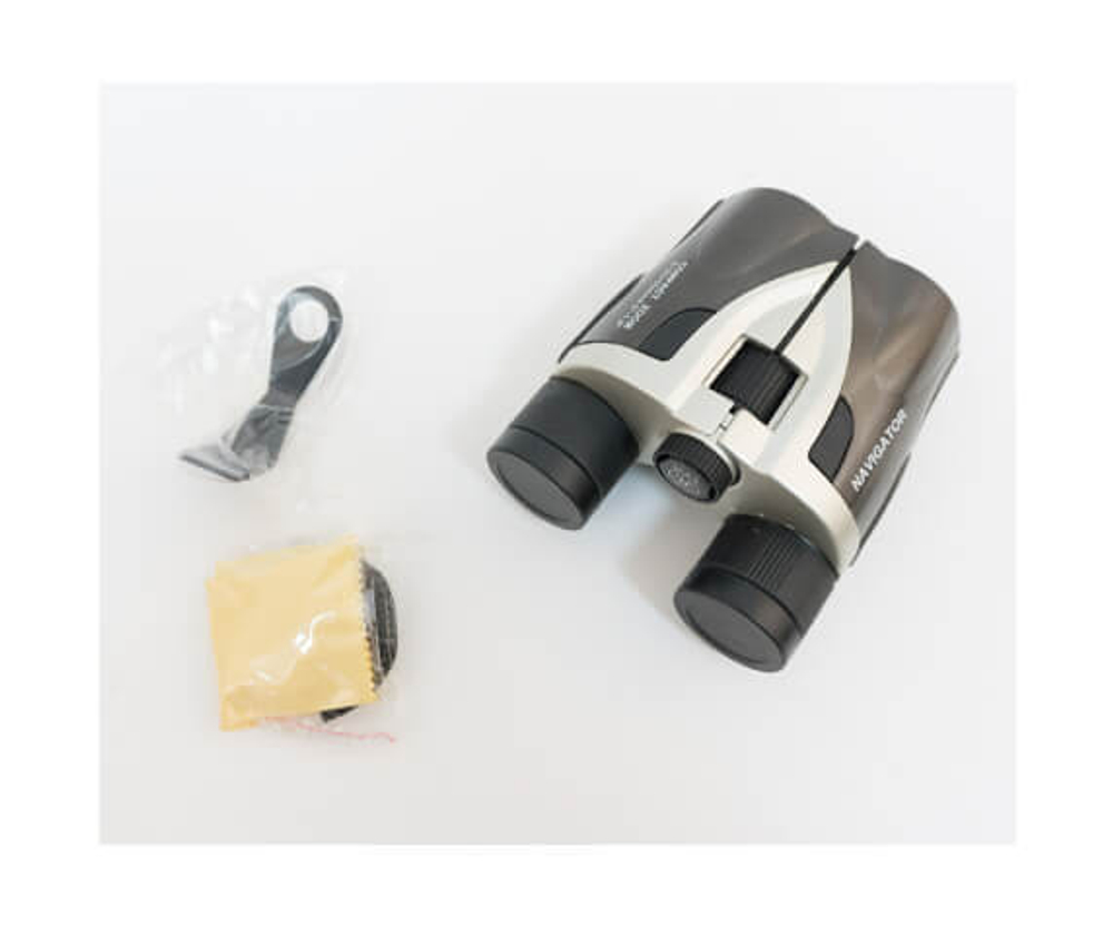 Бинокль Navigator 8–25x25, серебристо-серый - фото 3