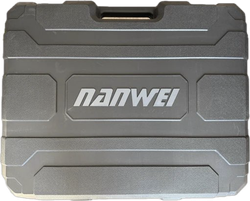Набор аккумуляторного инструмента Nanwei в кейсе (3 в 1) УШМ NW-A8132 + Перфоратор NW-H8261 + Шуруповерт NW-D8213C + 2 АКБ по 6.0 Ah