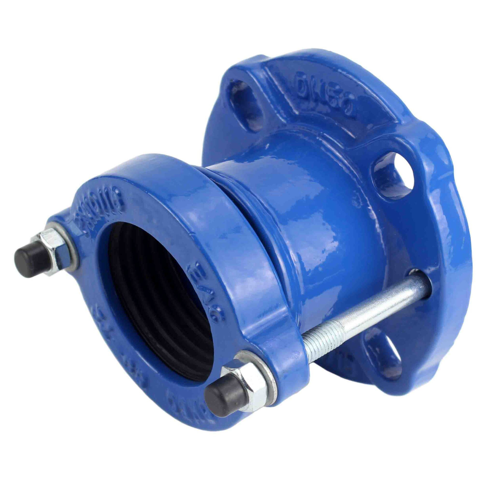 Flange adapter Elephant chugun-pn10-16, body material - cast iron GGG50, seal - PTFE