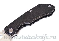 Нож CKF/Rotten Evolution 2.0 (dark Ti handle, ZircuTi pivot collar, Zirc backspacer, ZircuTi clip, M390 handrubbed satin)фотография - 4