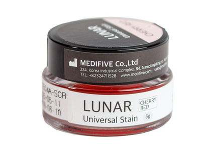 Lunar (Лунар) универсальный краситель для керамики CHERRY RED (5г)