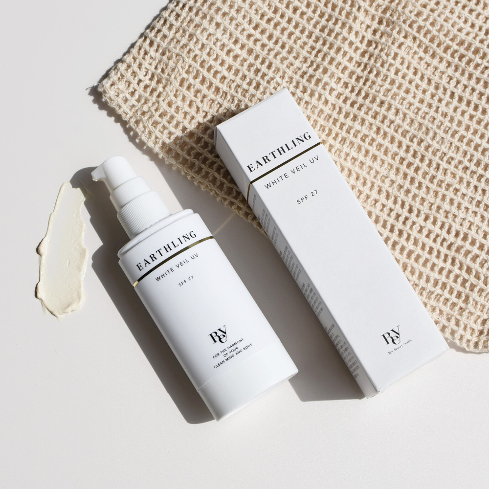 Дневной солнцезащитный крем с лактобактериями SPF27/PA++ Rey Earthling White Veil UV