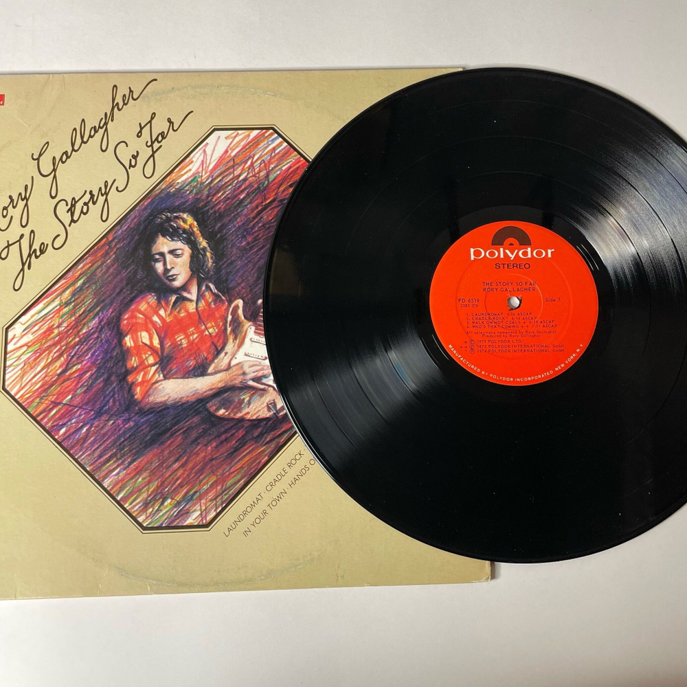 Винтажная виниловая пластинка LP Rory Gallagher The Story So Far (USA 1976)
