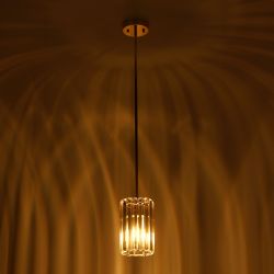 Светильник подвесной (подвес) Rivoli Suzanne 1052-201 1 х Е27 40 Вт хрусталь | Хрусталь