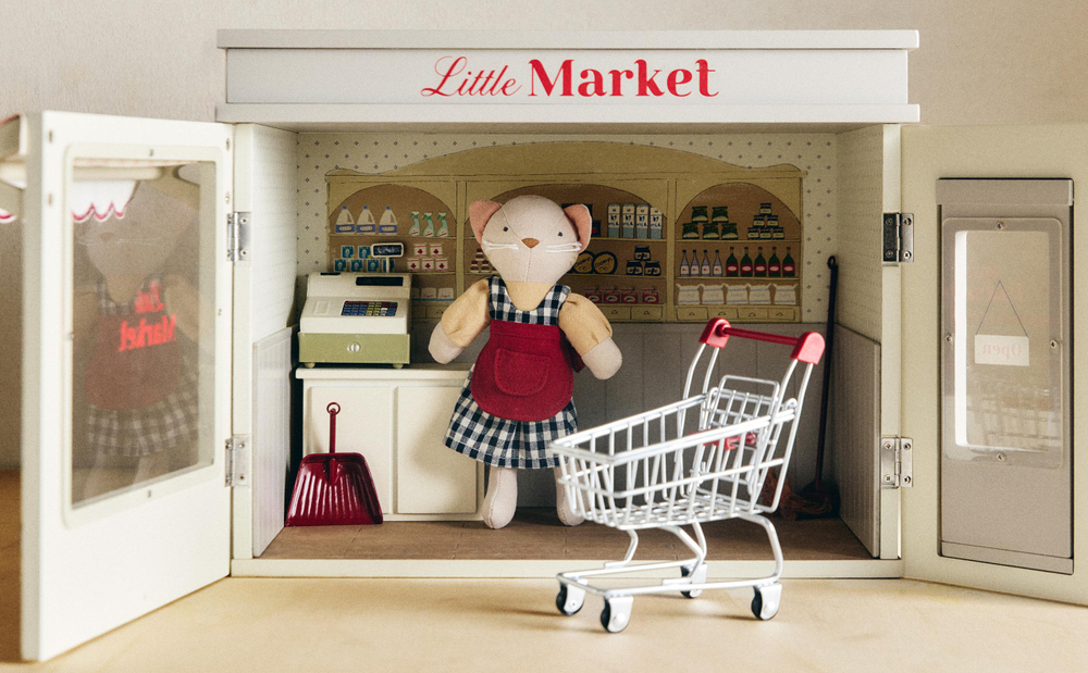 Игровой набор детский сюжетно-ролевой Zara Home, дерево, серый, 5696/052