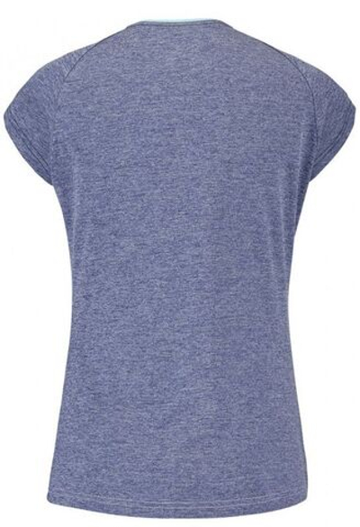Женская теннисная футболка Babolat Play Cap Sleeve Top Women - white/blue heather