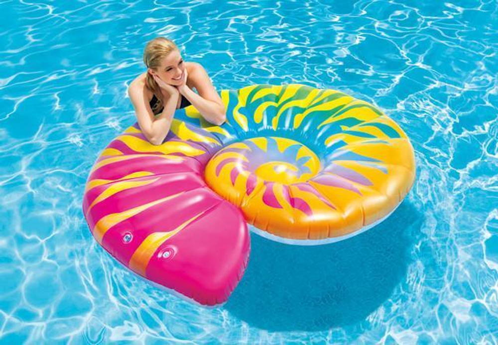 Плот для плавания Ракушка 157x127x25см (Intex)