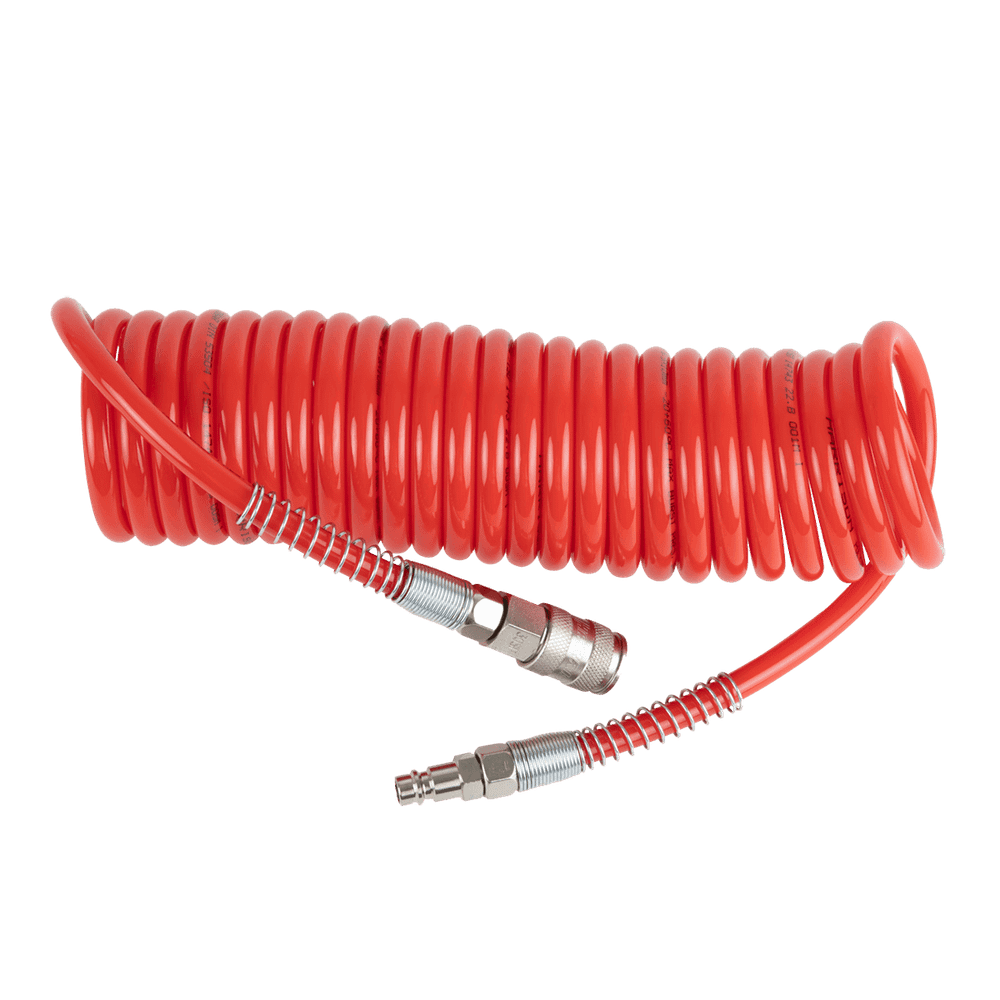 HRS-226560 Шланг пневматический спиральный Harrison с БРС, 6 м, 6.5х10 мм