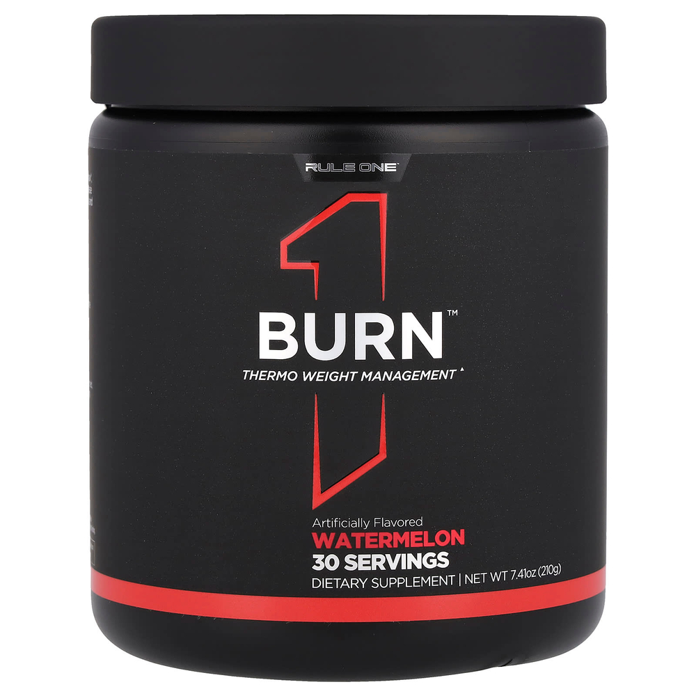 Rule One Proteins, Burn ™, Thermo Weight Management, арбуз, 210 г (7,41 унции)