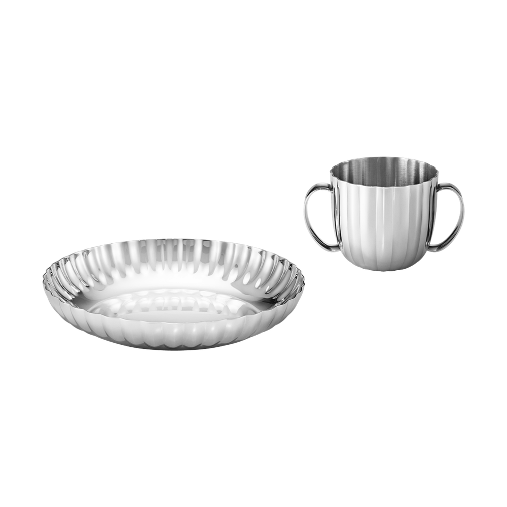 Набор детской посуды Georg Jensen Bernadotte, 2 предмета