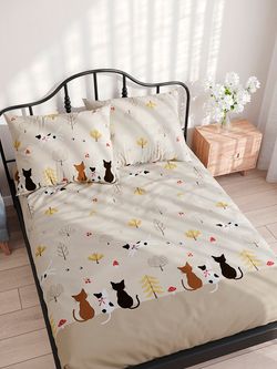 Простынь полисатин Simple House "Sitting" 150x215 см