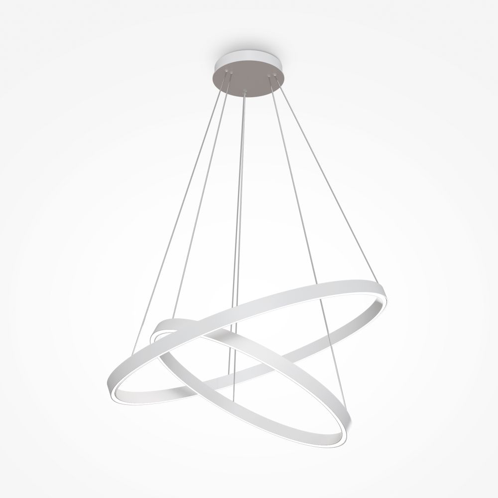 Люстра подвесная светодиодная Maytoni Rim MOD058PL-L74WK