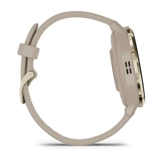 Умные часы Garmin Venu 3S цвета "французский серый" с золотистым безелем